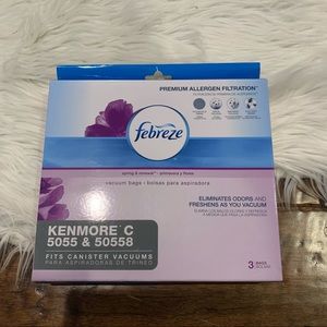 Febreze Spring & Renewal Vacuum Bags Kenmore C Vacuums 5055 & 50558 3 Bags